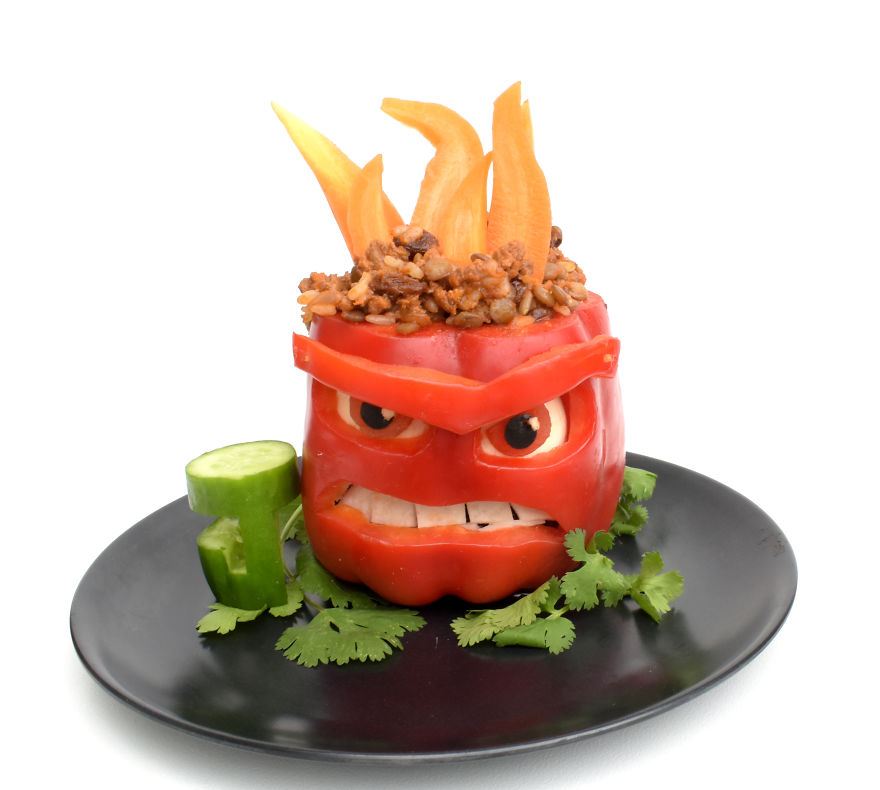 I Turn Healthy Meals Into Cartoon Characters So My Son Would Eat Them