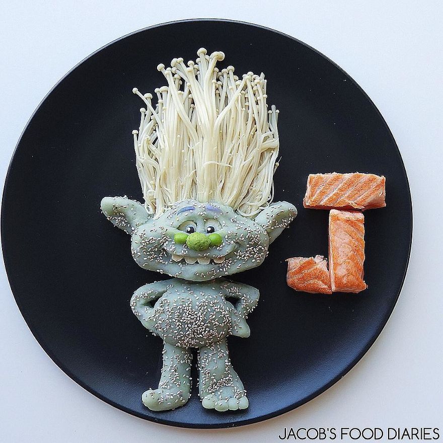 I Turn Healthy Meals Into Cartoon Characters So My Son Would Eat Them