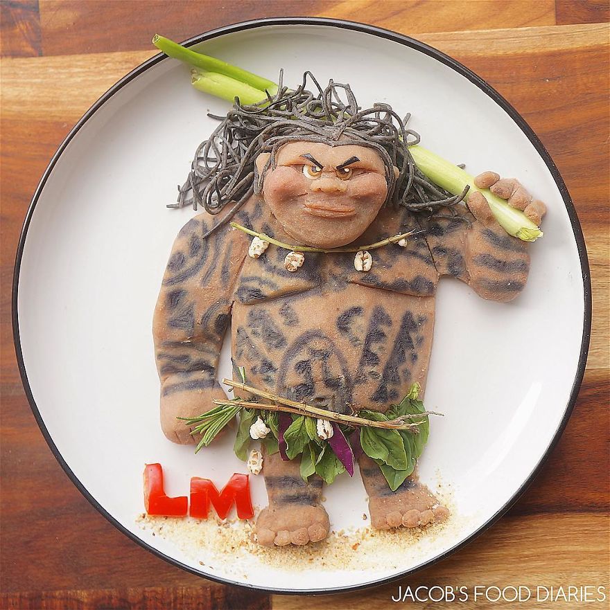 I Turn Healthy Meals Into Cartoon Characters So My Son Would Eat Them