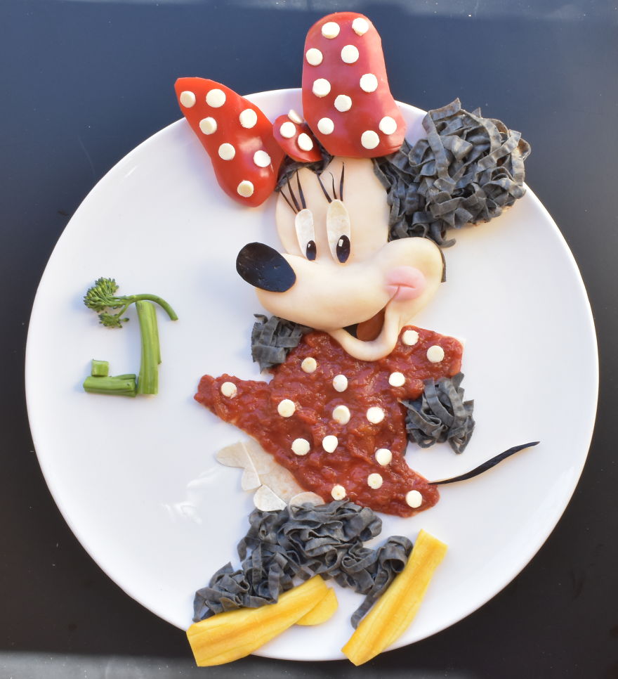 I Turn Healthy Meals Into Cartoon Characters So My Son Would Eat Them