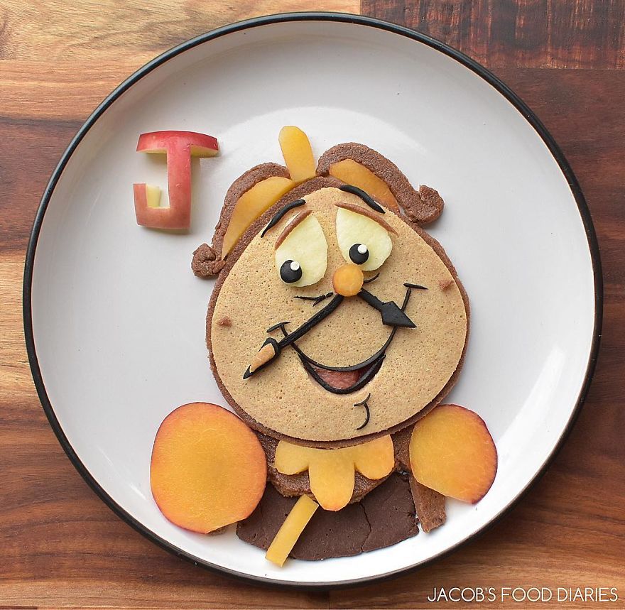 I Turn Healthy Meals Into Cartoon Characters So My Son Would Eat Them