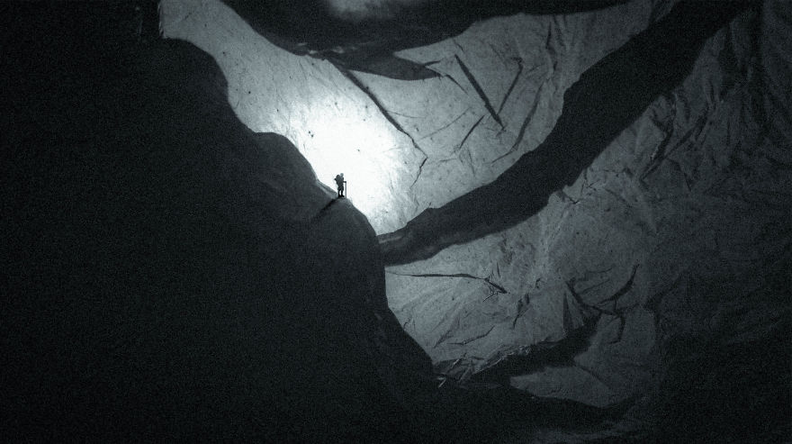 I Captured This Landscape Out Of Recycle Plastic Bags I Captured This Landscape Out Of Recycle Plastic Bags