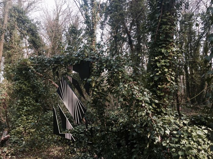 Suspended Wood Installation ‘Nature Of Choice’ Suspended Wood Installation ‘Nature Of Choice’