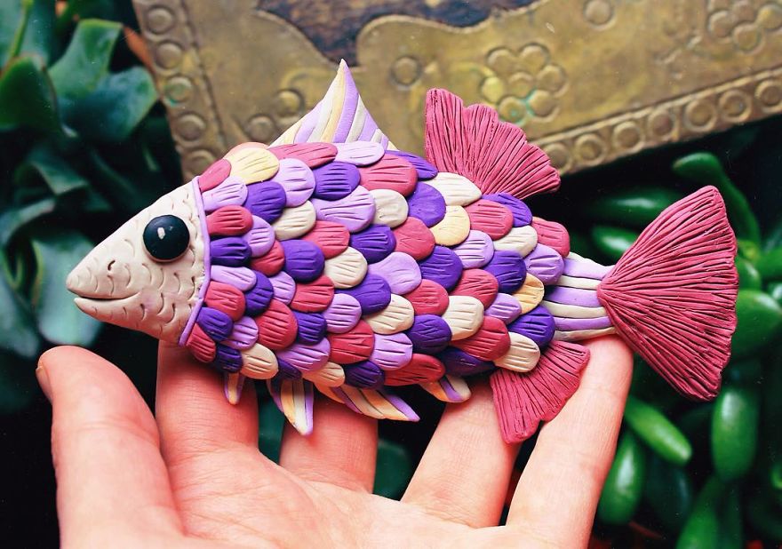 I Challenged Myself To Make 100 Clay Creatures As A Part Of 100 Day Project, And Here&#8217;s The Result So Far