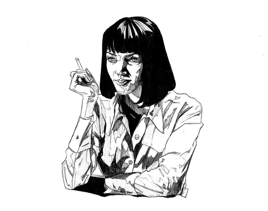 Lazy Artist Who Only Draws With A Black Pen Lazy Artist Who Only Draws With A Black Pen