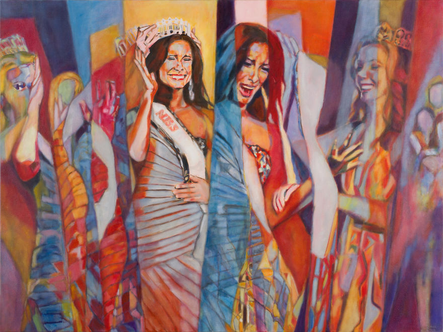 This Feminist Artist Paints Beauty Contestants