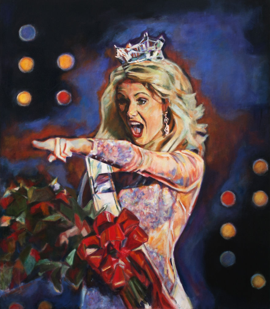 This Feminist Artist Paints Beauty Contestants