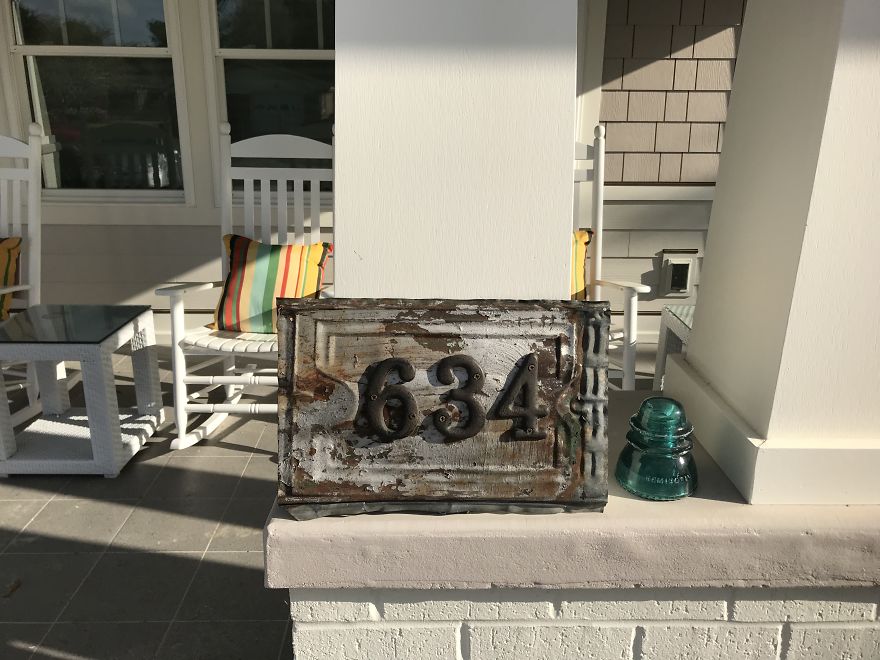 I Transform Architectural Tin Roof Tiles Into Incredible Street Number Address Signs I Transform Architectural Tin Roof Tiles Into Incredible Street Number Address Signs