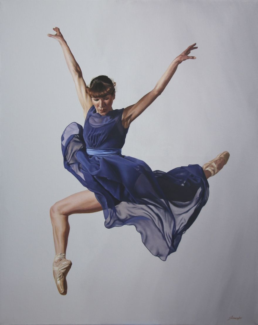 This Artist Paints Only Ballerinas