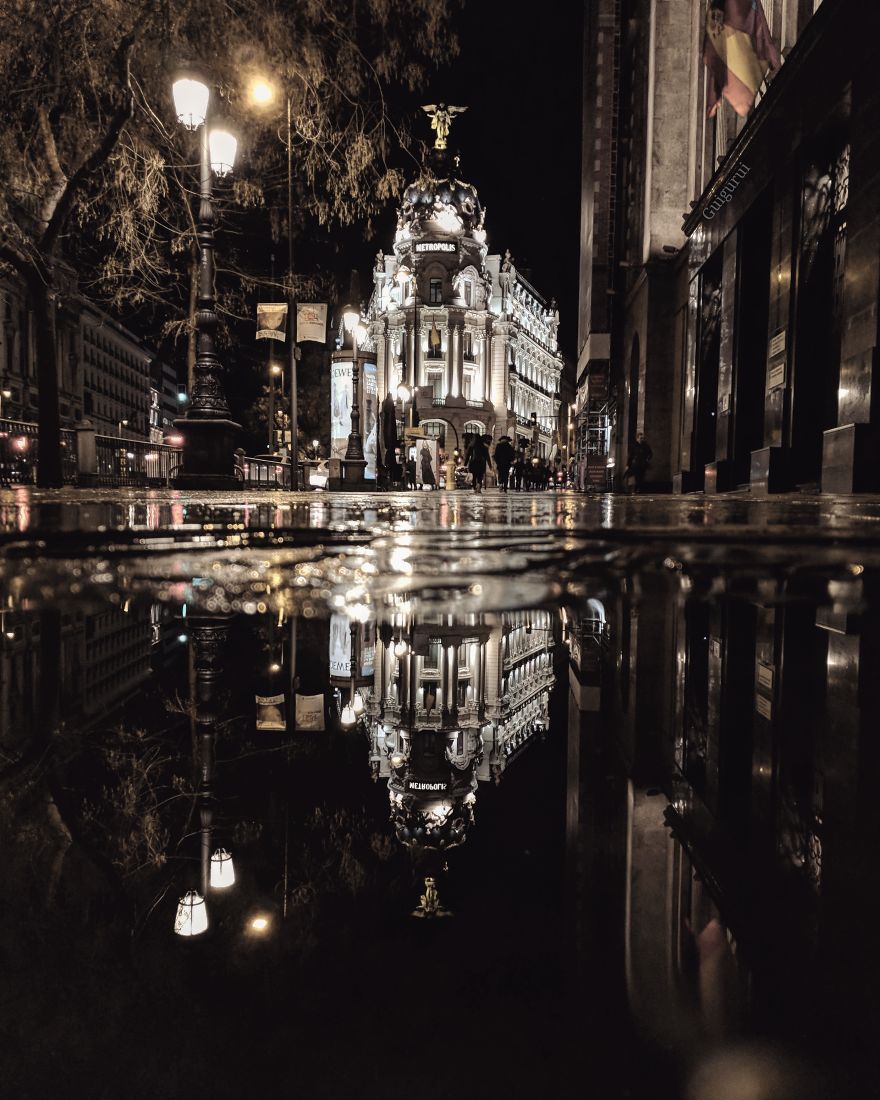 I Travel The World Photographing Reflections In Puddles With My Smartphone I Travel The World Photographing Reflections In Puddles With My Smartphone