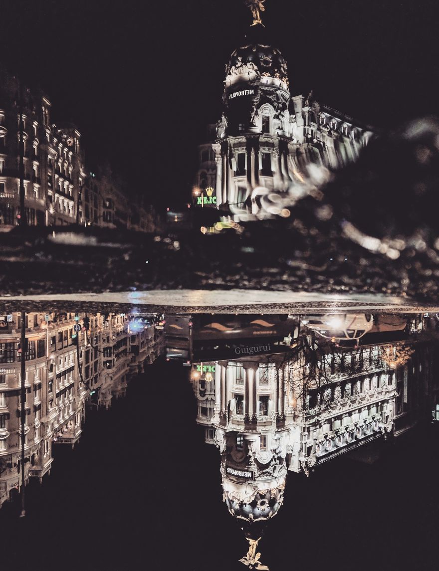 I Travel The World Photographing Reflections In Puddles With My Smartphone I Travel The World Photographing Reflections In Puddles With My Smartphone