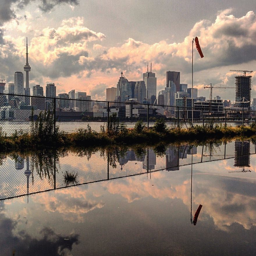 I Travel The World Photographing Reflections In Puddles With My Smartphone I Travel The World Photographing Reflections In Puddles With My Smartphone