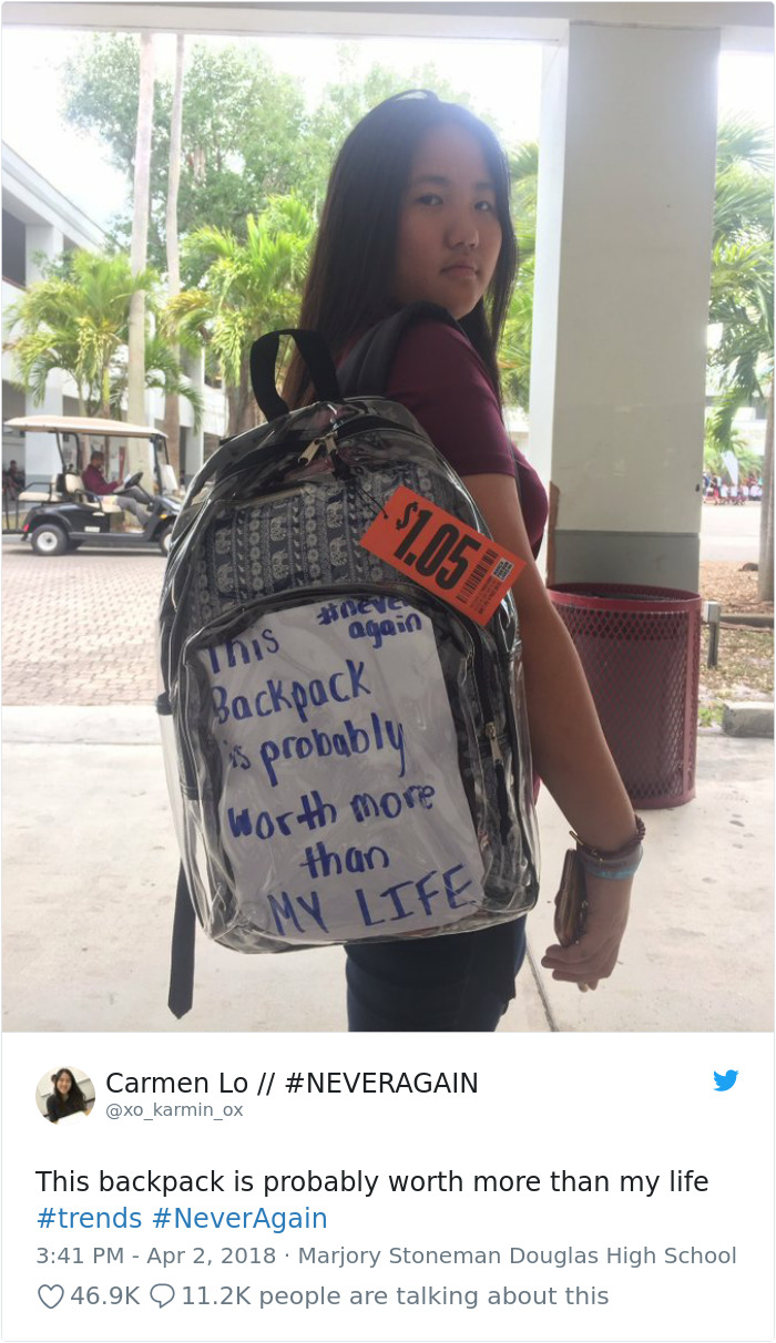 Parkland Students Are Trolling Their Mandatory Clear Backpacks By Carrying Things That Scare Conservatives The Most