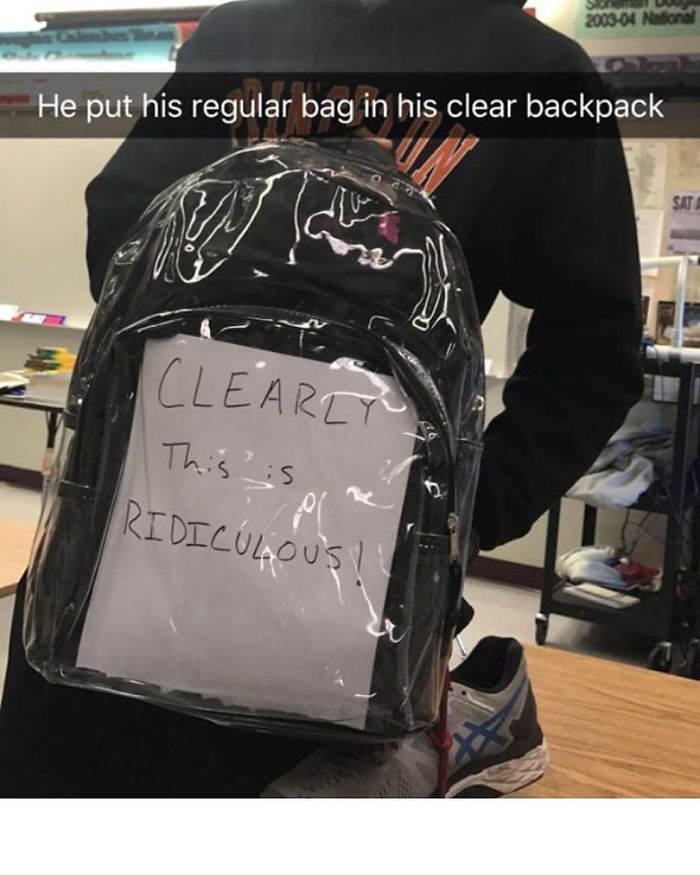 Parkland Students Are Trolling Their Mandatory Clear Backpacks By Carrying Things That Scare Conservatives The Most
