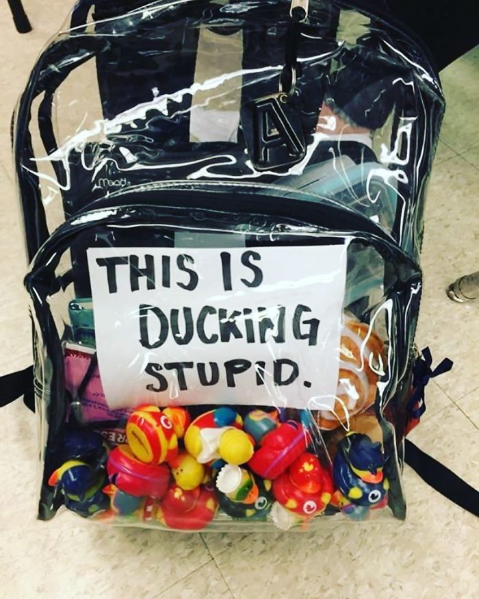 Parkland Students Are Trolling Their Mandatory Clear Backpacks By Carrying Things That Scare Conservatives The Most