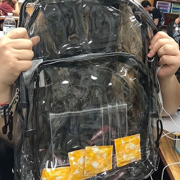 Parkland Students Are Trolling Their Mandatory Clear Backpacks By Carrying Things That Scare Conservatives The Most