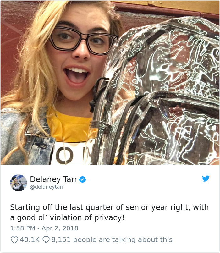 Parkland Students Are Trolling Their Mandatory Clear Backpacks By Carrying Things That Scare Conservatives The Most