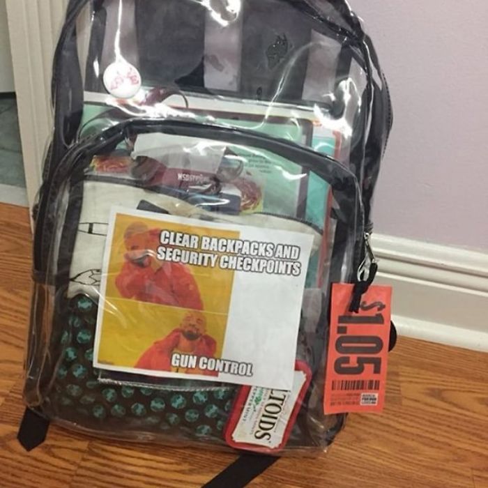 Parkland Students Are Trolling Their Mandatory Clear Backpacks By Carrying Things That Scare Conservatives The Most