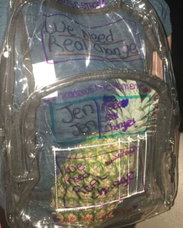 Parkland Students Are Trolling Their Mandatory Clear Backpacks By Carrying Things That Scare Conservatives The Most