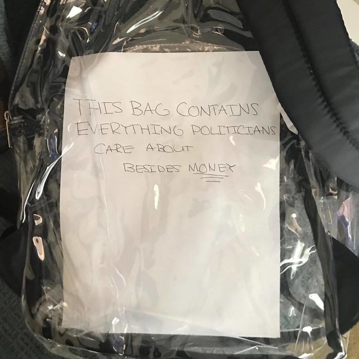 Parkland Students Are Trolling Their Mandatory Clear Backpacks By Carrying Things That Scare Conservatives The Most