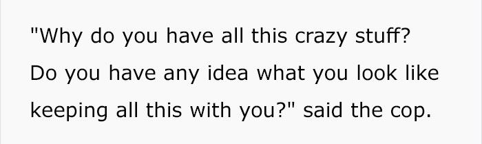Guy Gets Pulled Over By Police, Suddenly Realizes He Has Murder Weapon Props In Passenger Seat