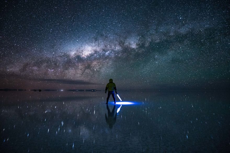 Dream Comes True: Star Wars Within Billions Of Stars At Largest Mirror On Earth, Salar De Uyuni