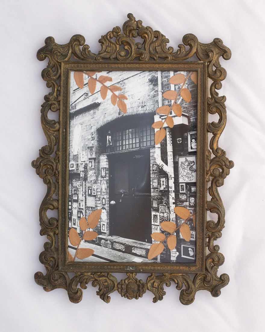 I&#8217;m Obsessed With Adding Real Pressed Flowers To My Photographs And Then Preserving Them In Vintage Frames