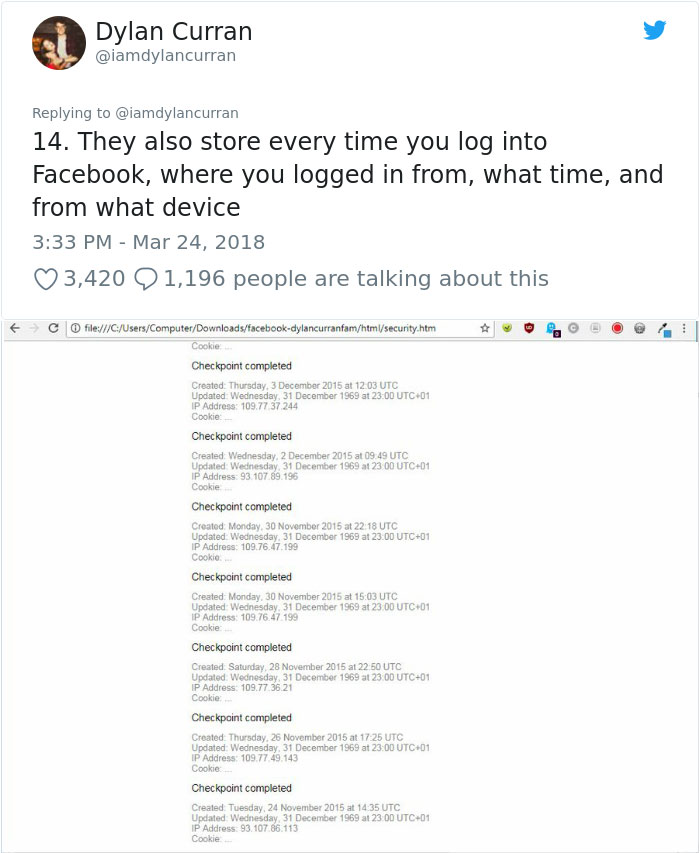 The Internet Is In Shock After This Guy’s Post Reveals How Much Facebook And Google Knows About You The Internet Is In Shock After This Guy’s Post Reveals How Much Facebook And Google Knows About You