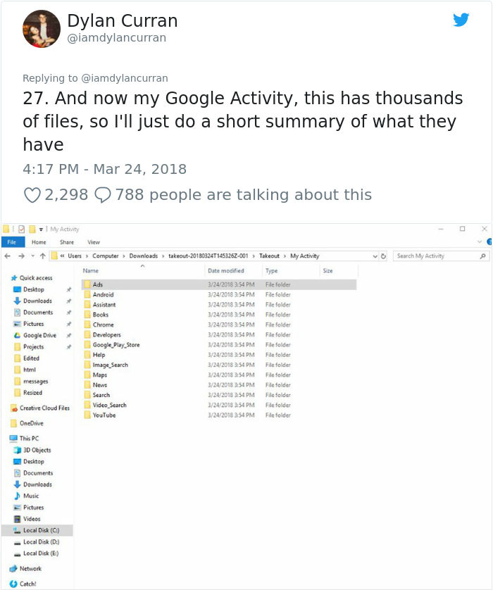 The Internet Is In Shock After This Guy’s Post Reveals How Much Facebook And Google Knows About You The Internet Is In Shock After This Guy’s Post Reveals How Much Facebook And Google Knows About You