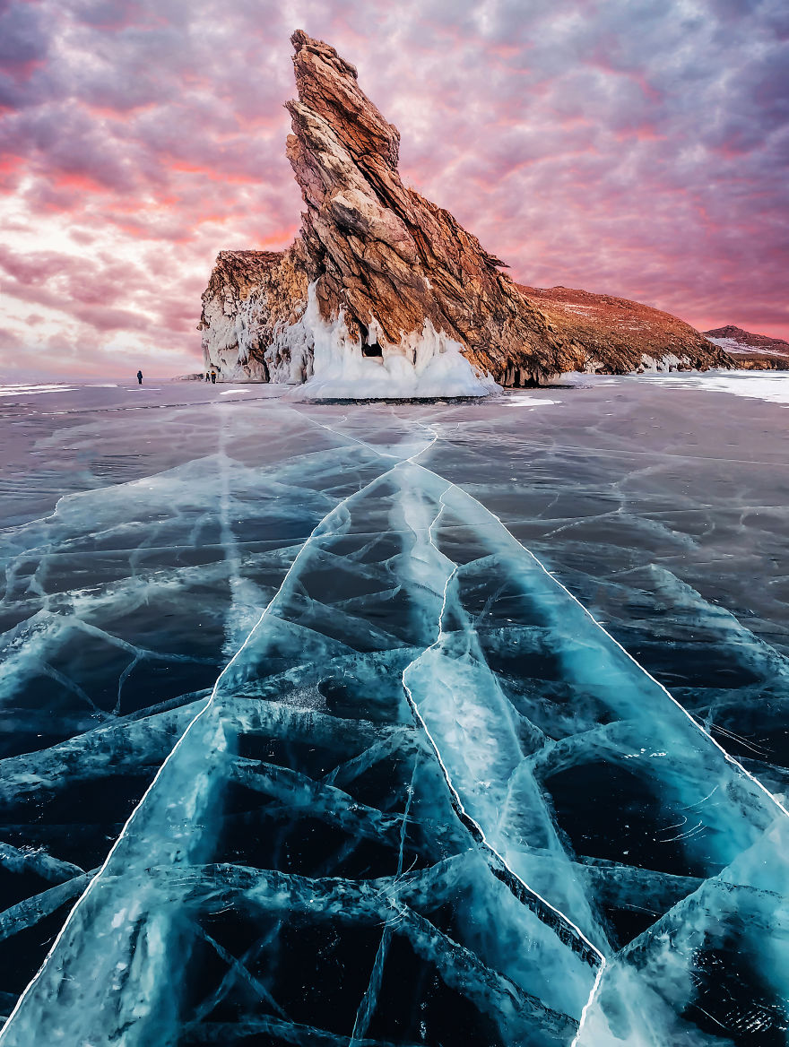 I Walked On Frozen Baikal, The Deepest And Oldest Lake On Earth To Capture Its Otherworldly Beauty Again