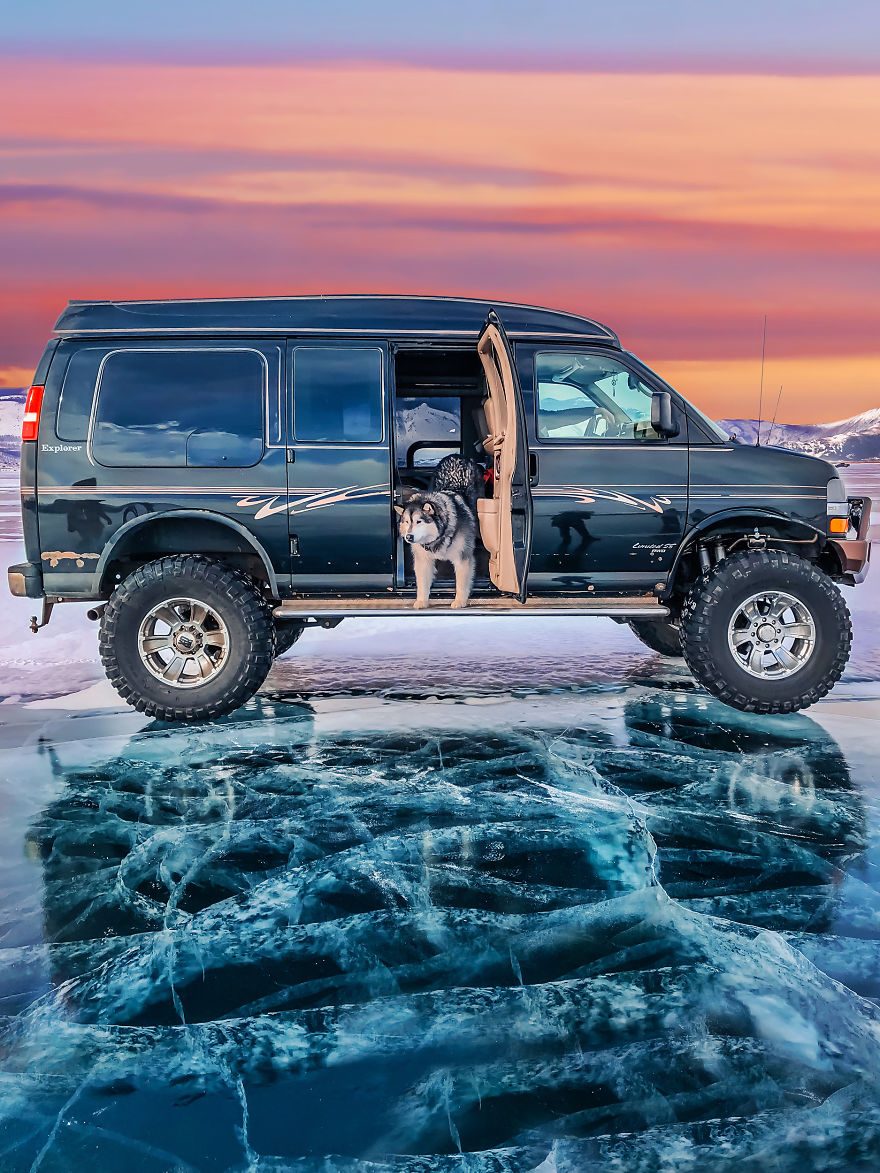 I Walked On Frozen Baikal, The Deepest And Oldest Lake On Earth To Capture Its Otherworldly Beauty Again