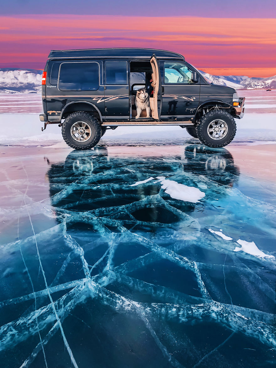 I Walked On Frozen Baikal, The Deepest And Oldest Lake On Earth To Capture Its Otherworldly Beauty Again