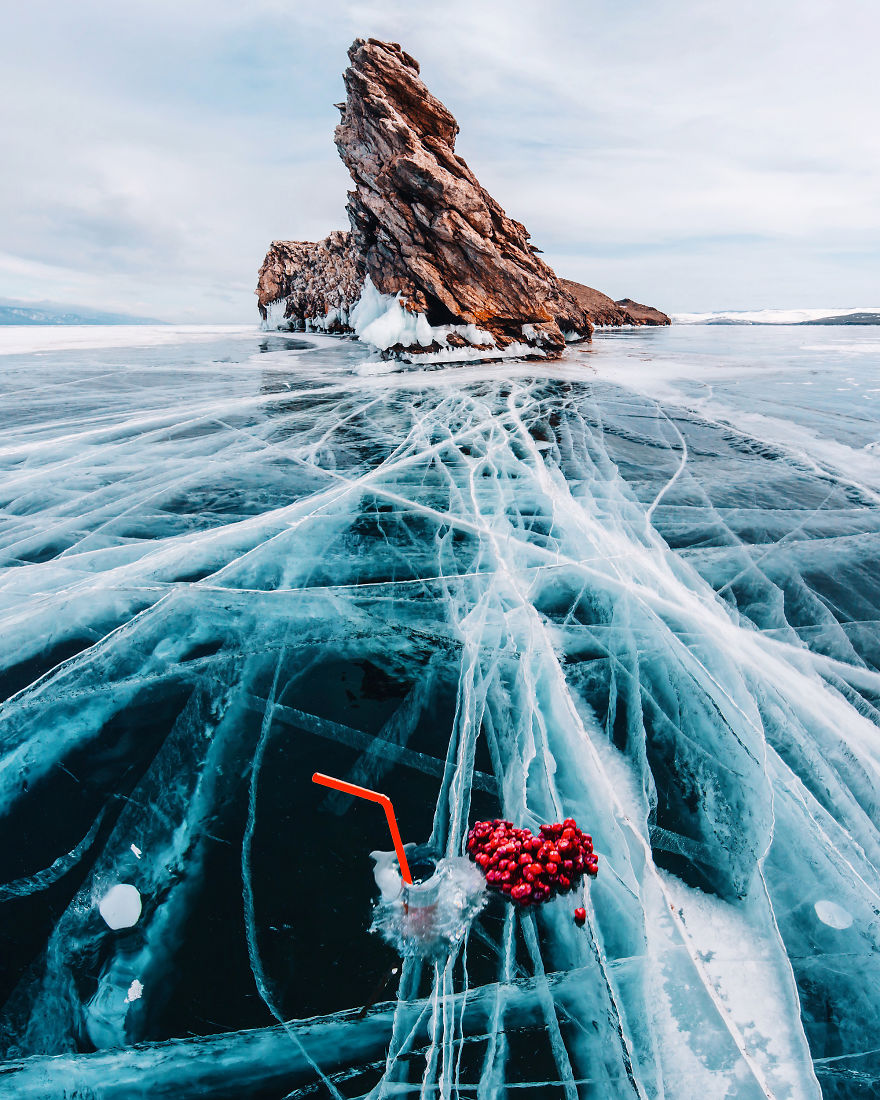 I Walked On Frozen Baikal, The Deepest And Oldest Lake On Earth To Capture Its Otherworldly Beauty Again