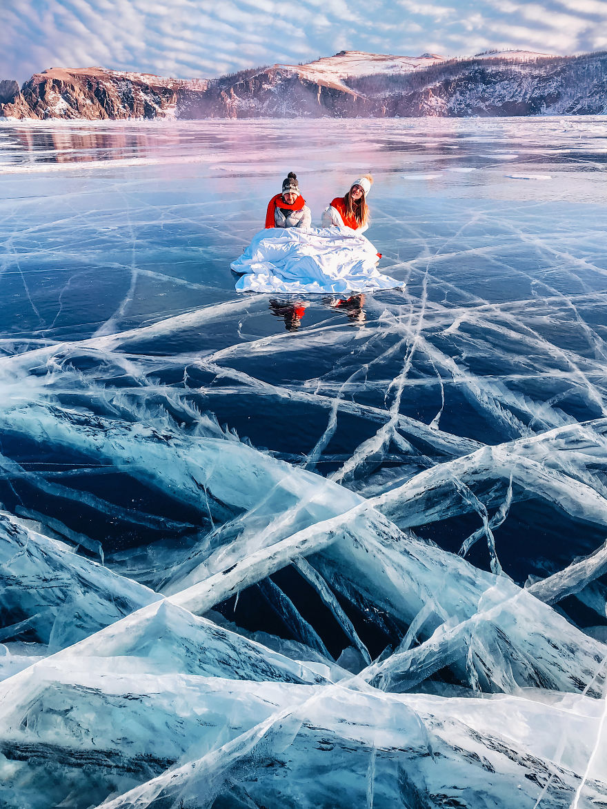 I Walked On Frozen Baikal, The Deepest And Oldest Lake On Earth To Capture Its Otherworldly Beauty Again