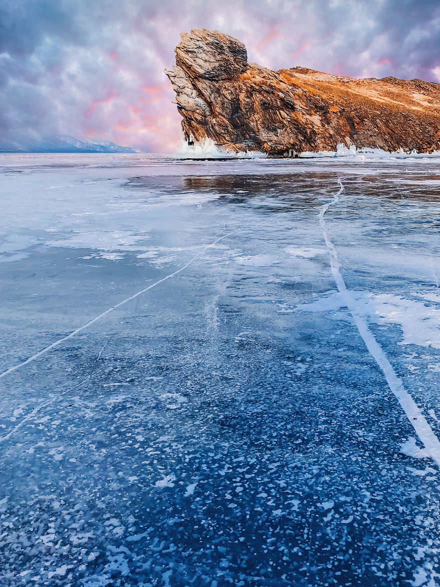 I Walked On Frozen Baikal, The Deepest And Oldest Lake On Earth To Capture Its Otherworldly Beauty Again