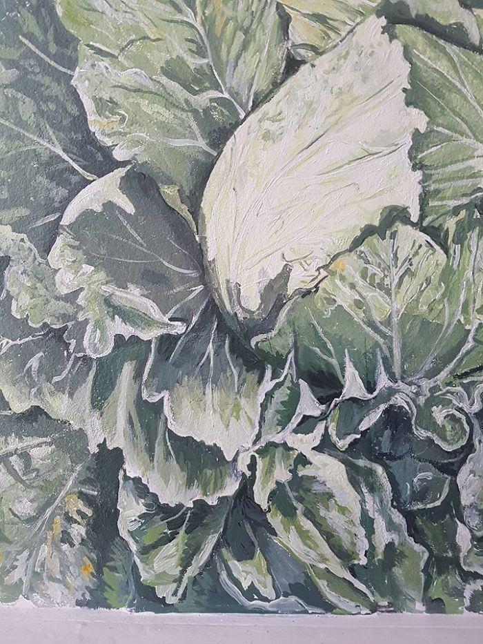 I Had To Mend A Mural That Was Damaged In A Hunt For A Gas Pipe