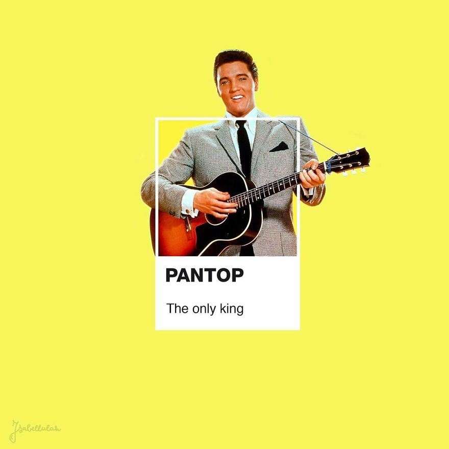 Artist Transforms Pop Culture Icons Into Pantone Samples And The Result Is Fun Artist Transforms Pop Culture Icons Into Pantone Samples And The Result Is Fun