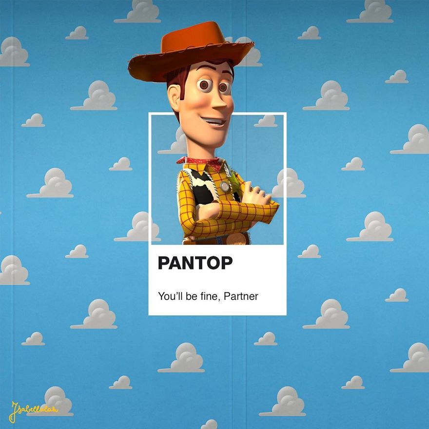 Artist Transforms Pop Culture Icons Into Pantone Samples And The Result Is Fun Artist Transforms Pop Culture Icons Into Pantone Samples And The Result Is Fun