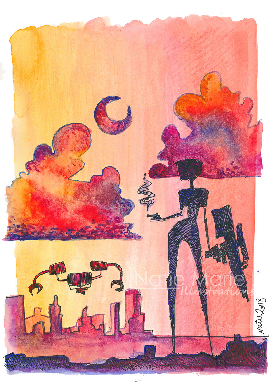 I Paint Whimsical Fantasy Scenes From Ink And Watercolour When I’m Not At Work I Paint Whimsical Fantasy Scenes From Ink And Watercolour When I’m Not At Work