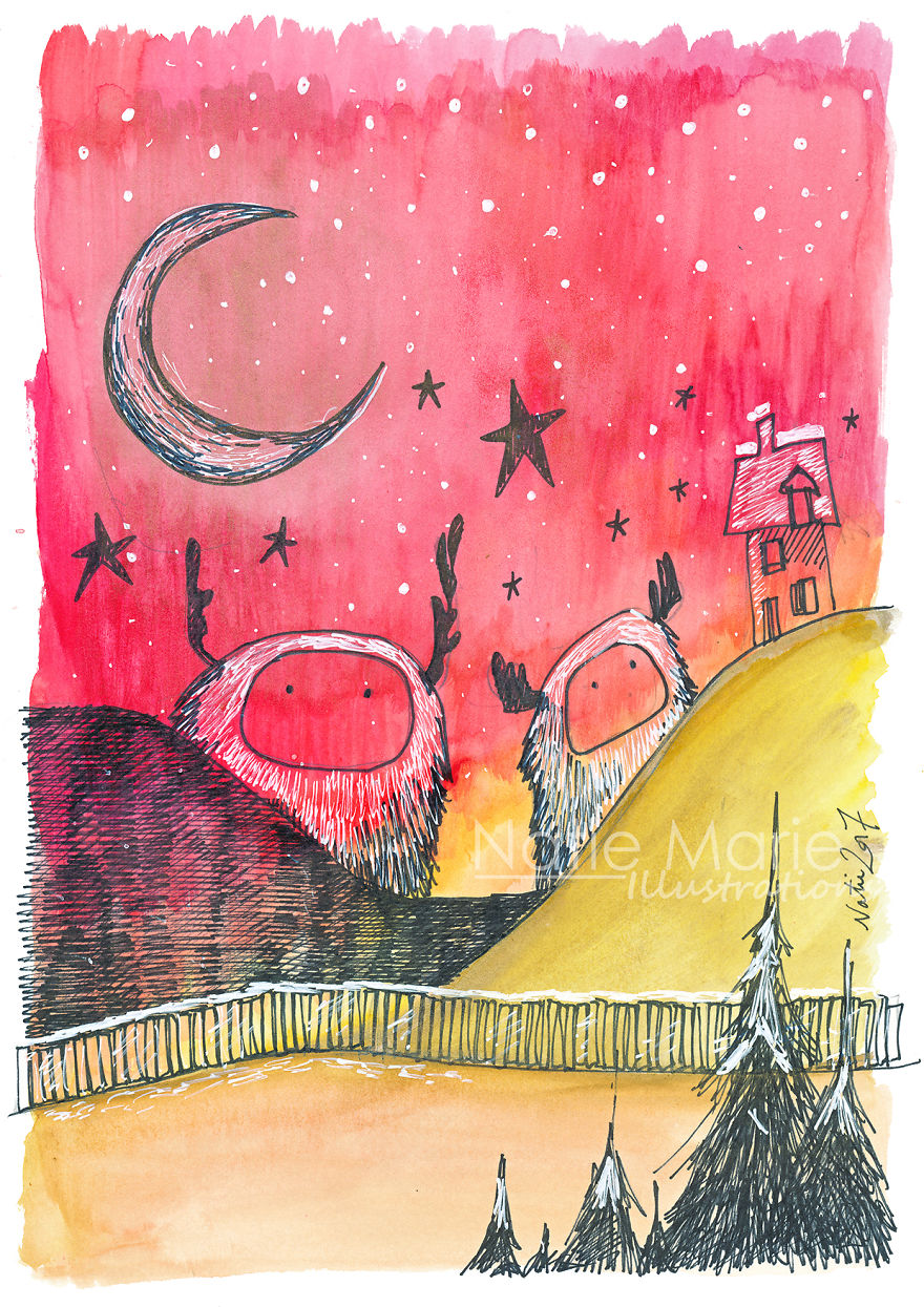 I Paint Whimsical Fantasy Scenes From Ink And Watercolour When I’m Not At Work I Paint Whimsical Fantasy Scenes From Ink And Watercolour When I’m Not At Work