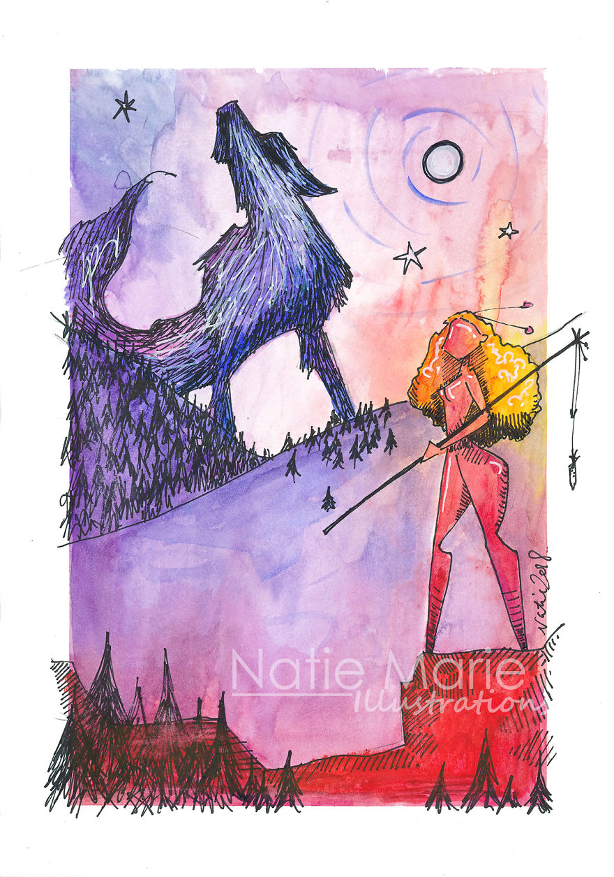 I Paint Whimsical Fantasy Scenes From Ink And Watercolour When I’m Not At Work I Paint Whimsical Fantasy Scenes From Ink And Watercolour When I’m Not At Work