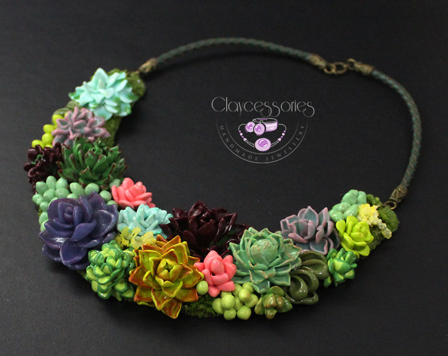 I Use Polymer Clay To Create Floral Jewellery I Use Polymer Clay To Create Floral Jewellery