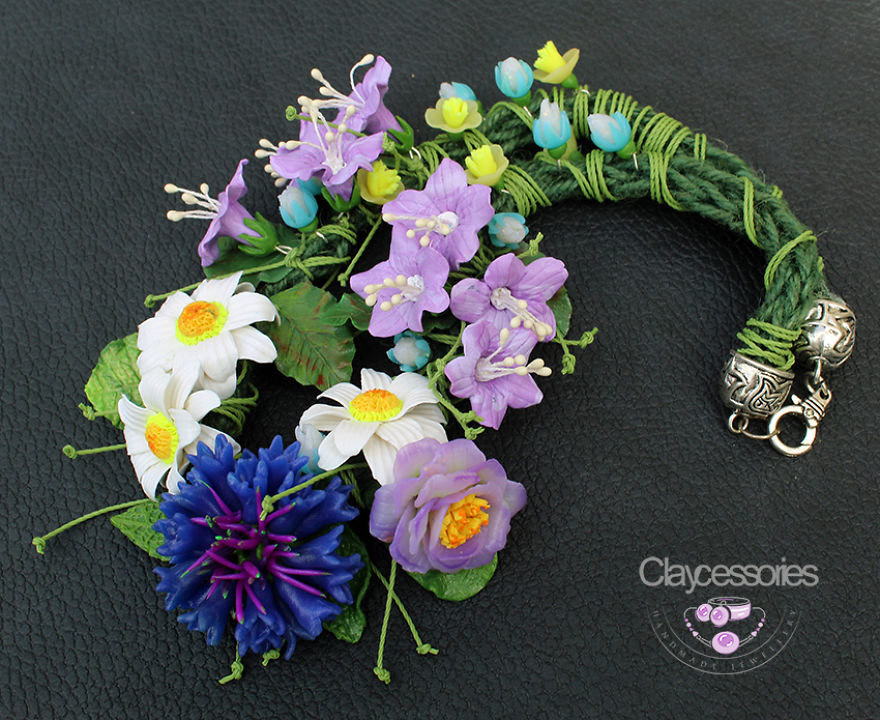 I Use Polymer Clay To Create Floral Jewellery I Use Polymer Clay To Create Floral Jewellery