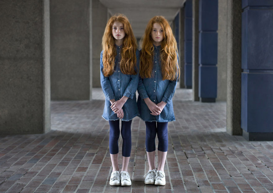Portraits Of Identical Twins Show Just How Different They Are