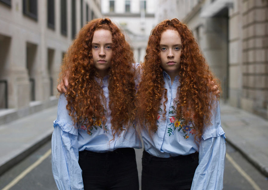 Portraits Of Identical Twins Show Just How Different They Are