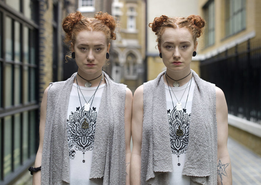 Portraits Of Identical Twins Show Just How Different They Are