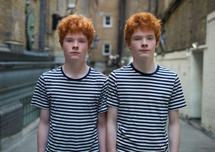 Portraits Of Identical Twins Show Just How Different They Are