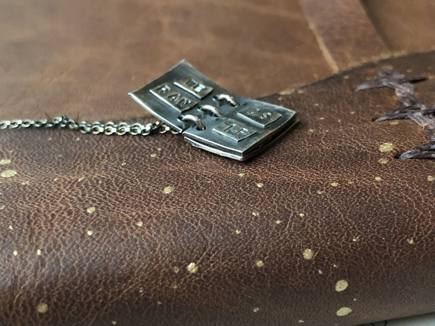 I Made A Tiny Book Necklace So You Can Wear Your Story I Made A Tiny Book Necklace So You Can Wear Your Story
