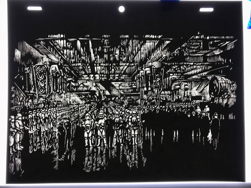 Remaking Star Wars – The Last Jedi Trailer With Scratchboard Arts Remaking Star Wars – The Last Jedi Trailer With Scratchboard Arts