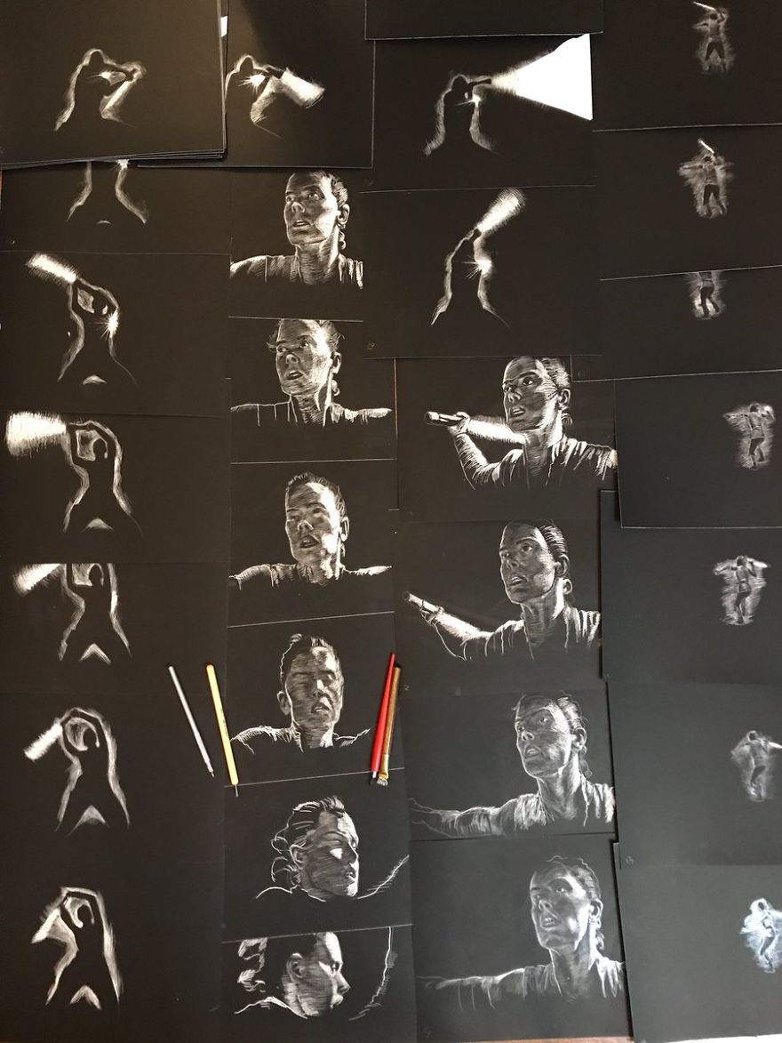 Remaking Star Wars – The Last Jedi Trailer With Scratchboard Arts Remaking Star Wars – The Last Jedi Trailer With Scratchboard Arts